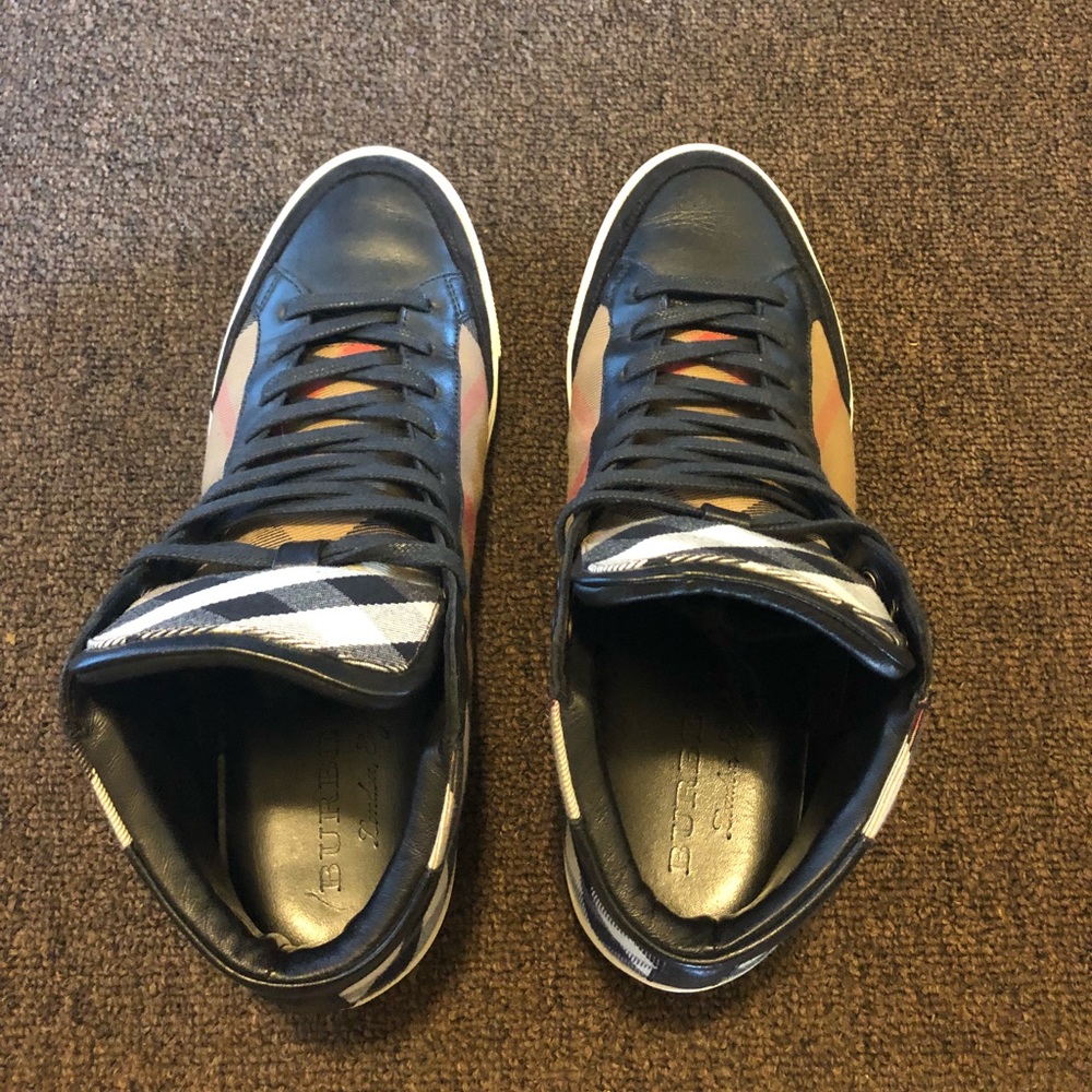 Burberry High Cut Sneakers